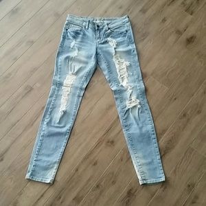 Distressed jeans Size 5